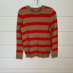Gap | Red & Tan Sweater